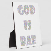 Gott ist die Basis Fotoplatte (Seite)