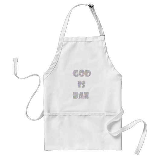 Gott ist die Basis Schürze (Vorne)