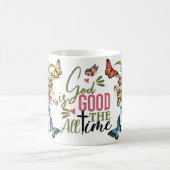 Gott ist die ganze Zeit gut - der Glaube Inspirier Kaffeetasse (Mittel)