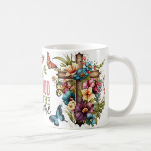 Gott ist die ganze Zeit gut - der Glaube Inspirier Kaffeetasse