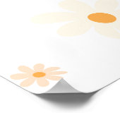 Gott ist die Liebe farbenfrohe Sonnenblumenzitat Poster (Ecke)