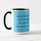 GOTT IST die Tasse Stephanie Hutchinson DICHTER (Links)