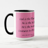 GOTT IST die Tasse Stephanie Hutchinson DICHTER (Links)