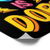 Gott ist dope Funny Christlich Faith Religious Gla Poster (Ecke)