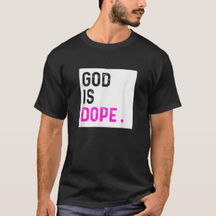 Gott ist Dope LILA Funny Christlich Faith Glaube G T-Shirt