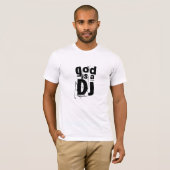Gott ist ein DJ I T-Shirt (Vorne ganz)