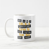 Gott ist ein DJ Kaffeetasse (Links)