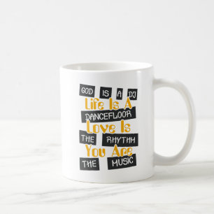 Gott ist ein DJ Kaffeetasse