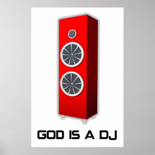 Gott ist ein DJ Poster