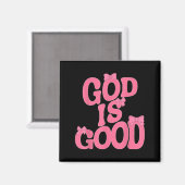 Gott ist ein guter NK Bow Christlich Jesus Frauenm Magnet (Vorderseite/Rückseite)