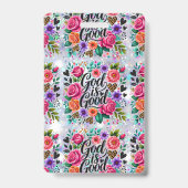 Gott ist ein gutes religiöses Christliches Geschen Ausweis (Back)