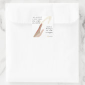 Gott ist ein Segen für mich. Aufkleber für die Int (Tasche)