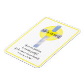 Gott ist ein treuer, inspirierender Bibelverse Magnet (Linke Seite)