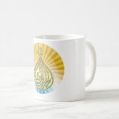 Gott ist eine große arabische Kalligrafie Kaffeetasse (VorderseiteRechts)