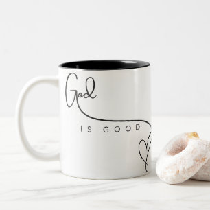Gott ist eine gute Motivierend Tasse des Glaubens