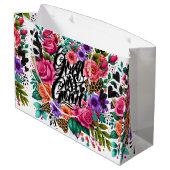 Gott ist eine gute religiöse Christliche Geschenkt Große Geschenktüte (Rückseite Schrägansicht)