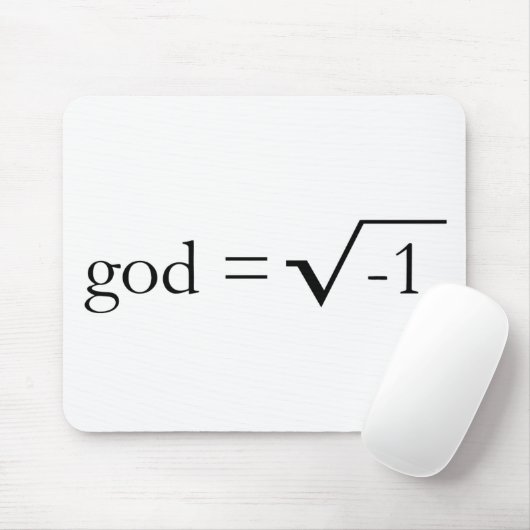 Gott ist eingebildet mousepad (Mit Mouse)