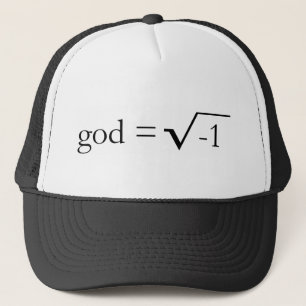 Gott ist eingebildet truckerkappe