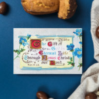 Gott ist ewiges Leben Bibel Verse Religiöse Vintag