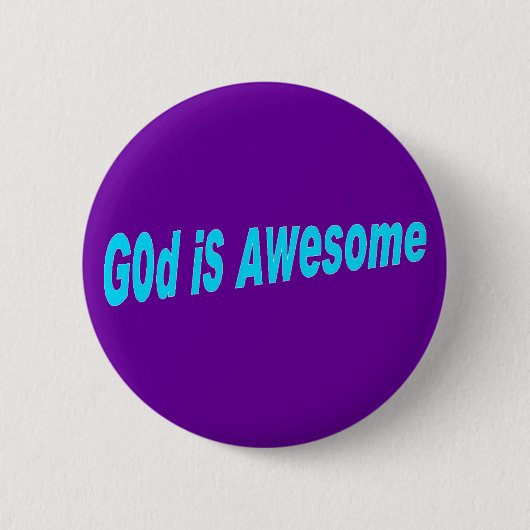 Gott ist fantastisch button (Vorderseite)