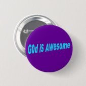 Gott ist fantastisch button (Vorne & Hinten)