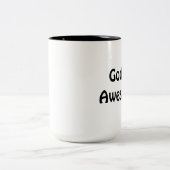 Gott ist fantastisch zweifarbige tasse (Mittel)
