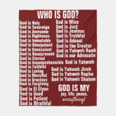 Gott ist - Fleece Blanket (Vorderseite)