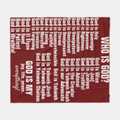 Gott ist - Fleece Blanket (Vorderseite (Horizontal))