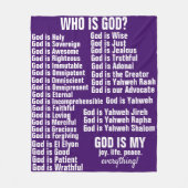 Gott ist - Fleece Blanket (Vorderseite)