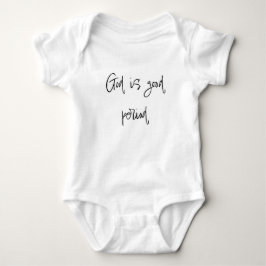 Gott ist Good Period Baby Jersey Strampler