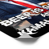 Gott ist groß Bier ist gut und Kamala sind verrück Poster (Ecke)