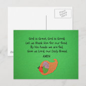 Gott ist groß, Gott ist gut... Postkarte (Vorne/Hinten)