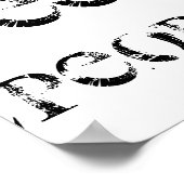 Gott ist großartig, Bier ist gut, Menschen sind ve Poster (Ecke)