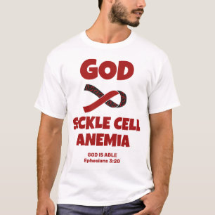 GOTT IST GRÖSSER ALS Christlich SECKELZELLANÄMIE T-Shirt