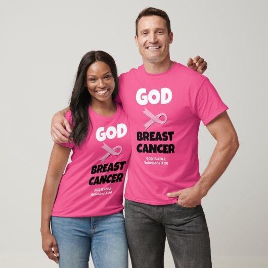 GOTT IST GRÖSSER ALS Christlicher T - Shirt MIT BR (Unisex)
