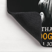 Gott ist größer als der Boogie Man christliches Ha Mousepad (Ecke)