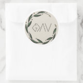 Gott ist größer als die Berge und die Täler Runder Aufkleber (Tasche)