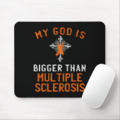 Gott ist größer als Multiple Sklerose Frau Fighter Mousepad (Mit Mouse)
