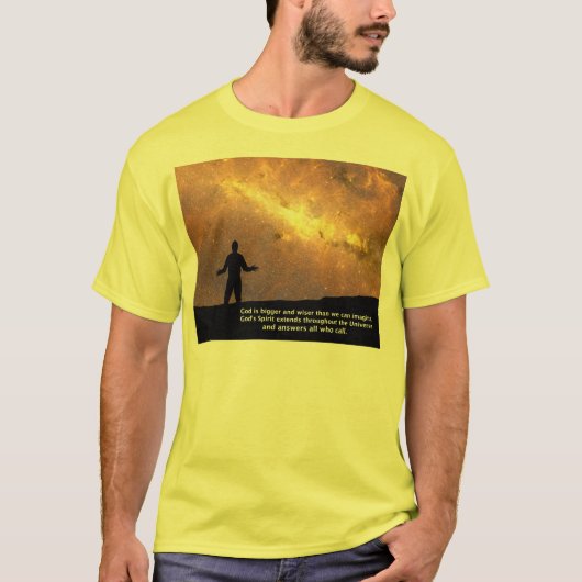 Gott ist größer (AUSGEWÄHLTE GRÖSSE) T-Shirt (Vorderseite)