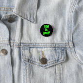 Gott ist gut! - Besonders angefertigt - Button (Beispiel)