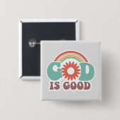 Gott ist gut button (Vorne & Hinten)