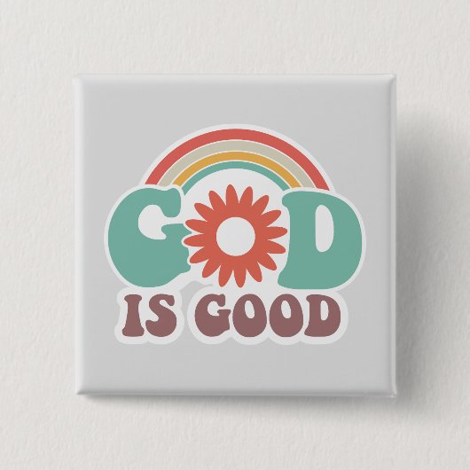 Gott ist gut button (Vorderseite)