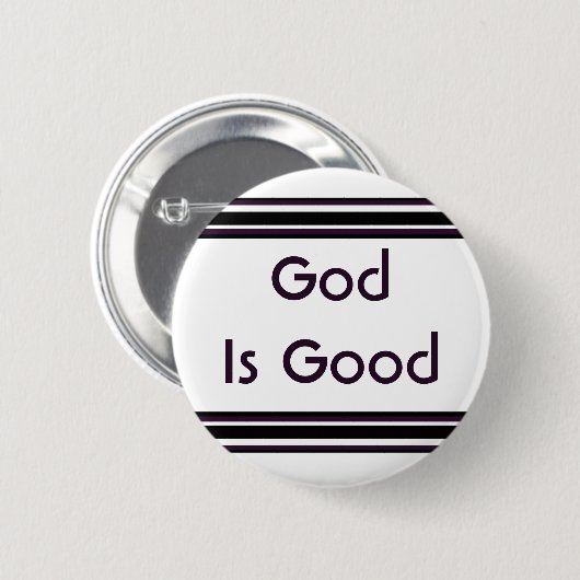 Gott ist gut button (Vorne & Hinten)