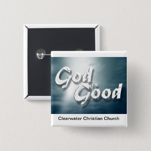 Gott ist gut button (Vorne & Hinten)