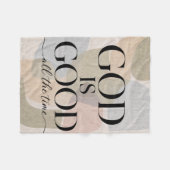 GOTT IST GUT | Christlich Fleecedecke (Vorderseite (Horizontal))