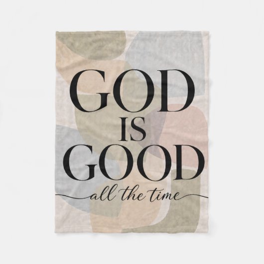GOTT IST GUT | Christlich Fleecedecke (Vorderseite)