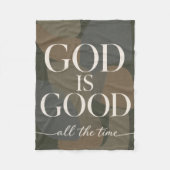 GOTT IST GUT | Christlich Fleecedecke (Vorderseite)