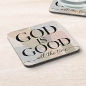 GOTT IST GUT | Christlich Getränkeuntersetzer (Linke Seite)