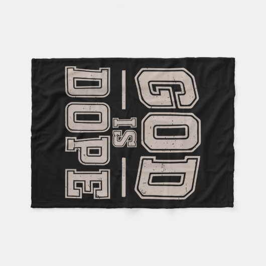 Gott ist gut Christlich Jesus Sohn Schwester Brude Fleecedecke (Vorderseite (Horizontal))