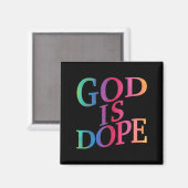 Gott ist gut Christlich Jesus Sohn Schwester Brude Magnet (Vorderseite/Rückseite)